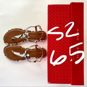 Kelly & Katie T-strap Sandals, size 6.5 - NIB